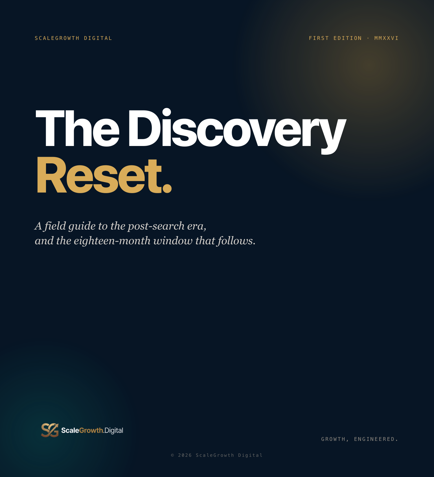 The Discovery Reset · book cover